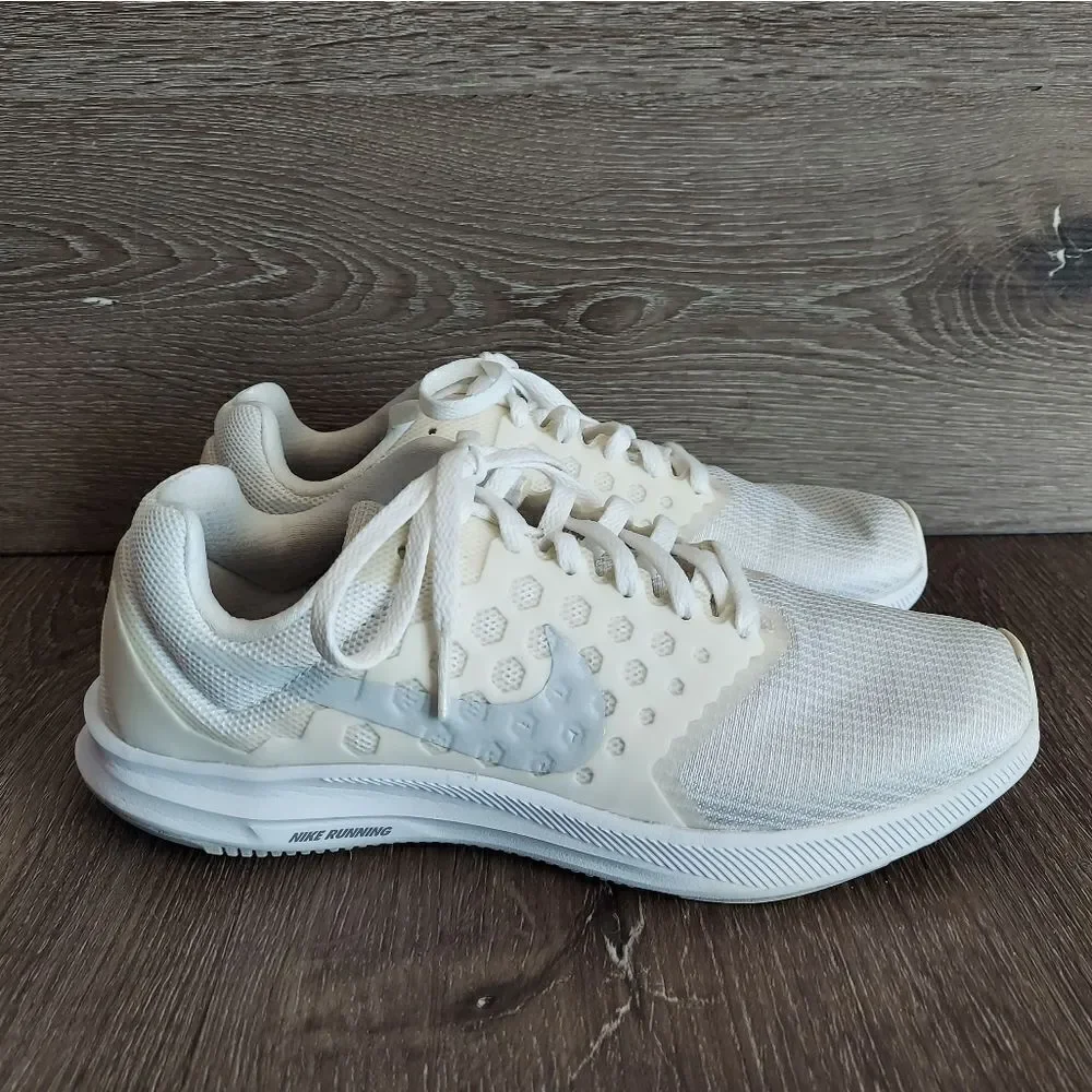 Nike Downshifter 7 Running Shoe White/ Pure Platinum Size 7